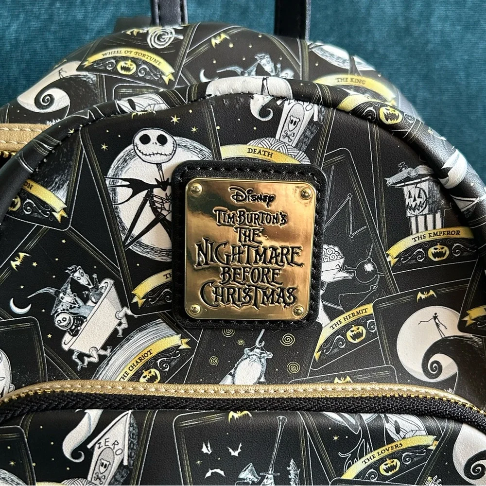Loungefly The Nightmare Before Christmas Black Mini Backpack
